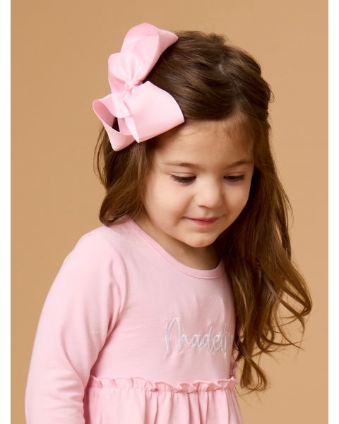 Pink Big Bow Hair Clip