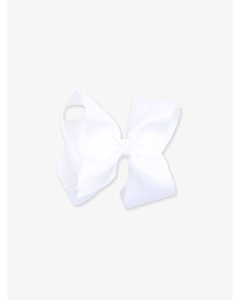 White Big Bow Hair Clip