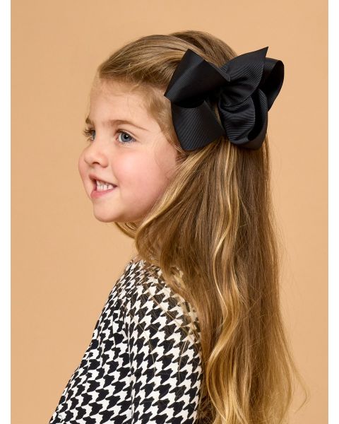 Black Big Bow Hair Clip
