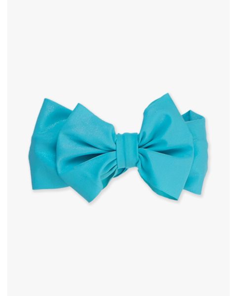 Bright Aqua Shimmer Swim Bow Headband