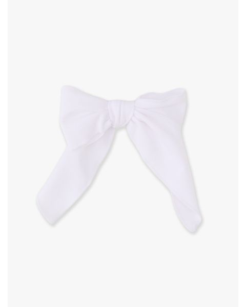 White Active Bow Clip