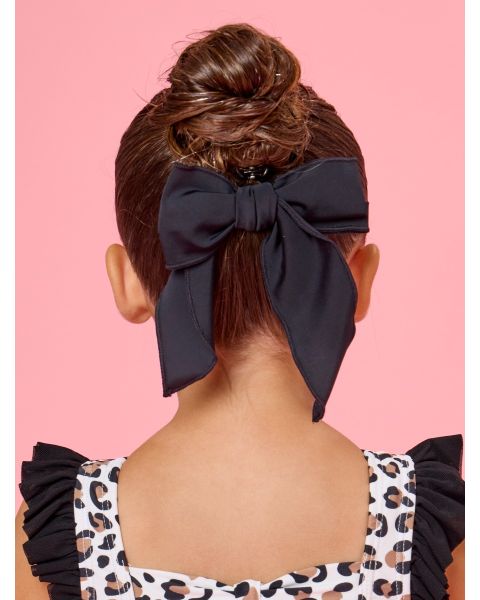Black Active Bow Clip