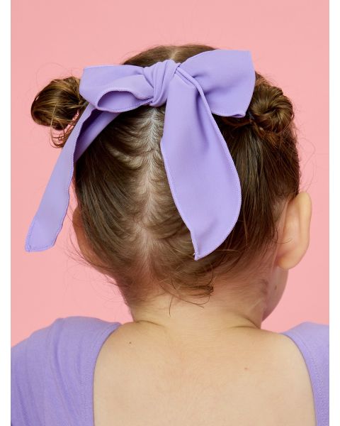 Wisteria Purple Active Bow Clip