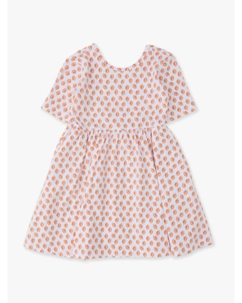 Football Frenzy Knit Short Sleeve Twirl Dress