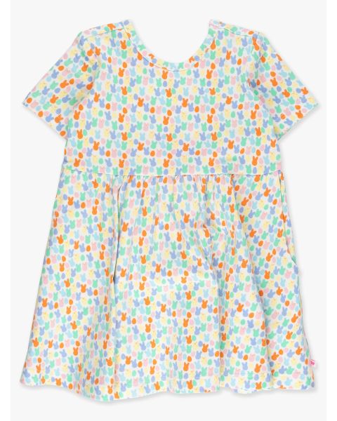 Hoppy Eggs Knit Short Sleeve Twirl Dress