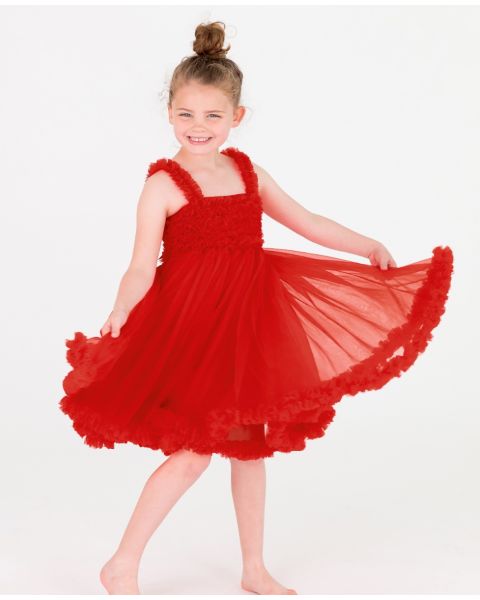 Bright Red Princess Petti Dress
