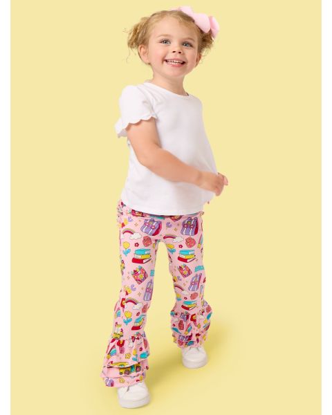 Classroom Cutie Ruffle Flare Pants
