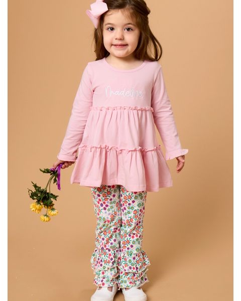 Wildflower Meadow Flare Pants, with Signature Rear Ruffles