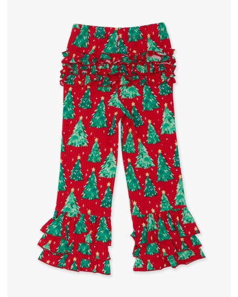 O Christmas Tree Flare Pants, with Signature Rear Ruffles