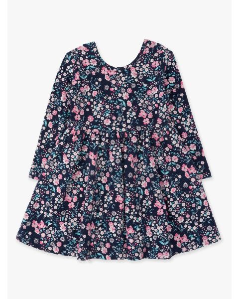 Moonlit Meadow Knit Long Sleeve Twirl Dress