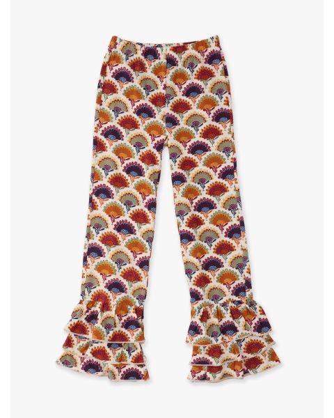 Maple Blossoms Flare Pants
