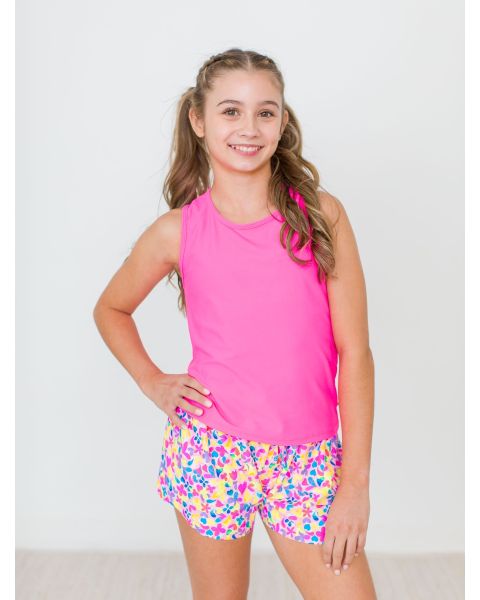 Neon Magenta Active Tank Top