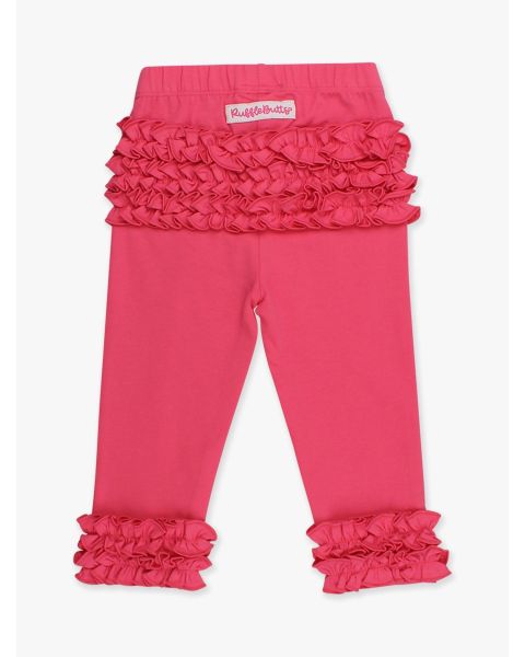 Hot Pink Ruffle Leggings