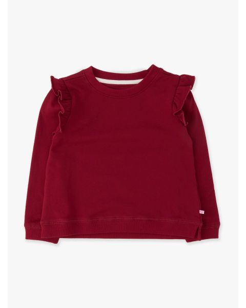 Dark Cherry Flutter Sweatshirt