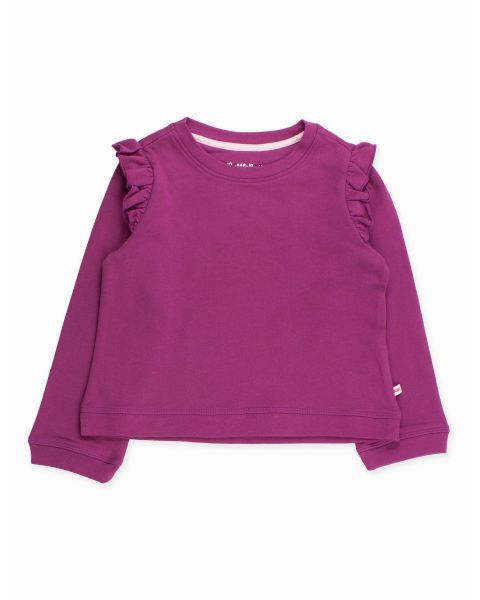 Plum Tart Flutter Sweatshirt