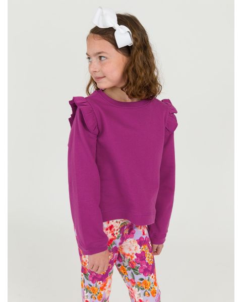 Plum Tart Flutter Sweatshirt