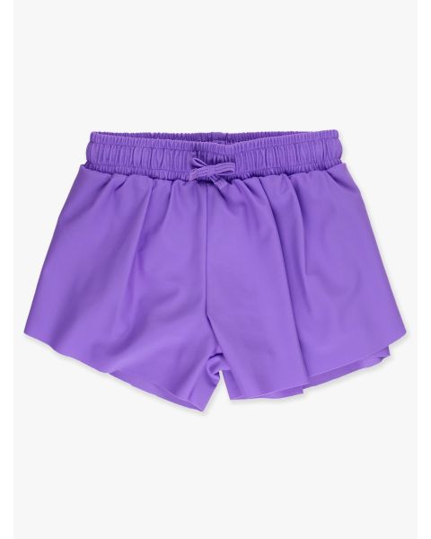 Neon Purple Active Butterfly Shorts