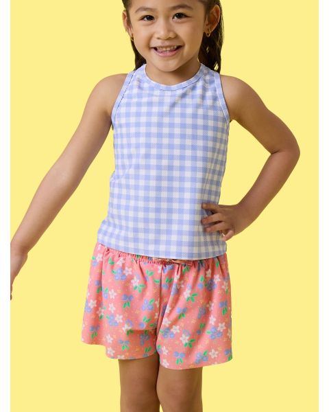 Blueberry Bliss Active Butterfly Shorts