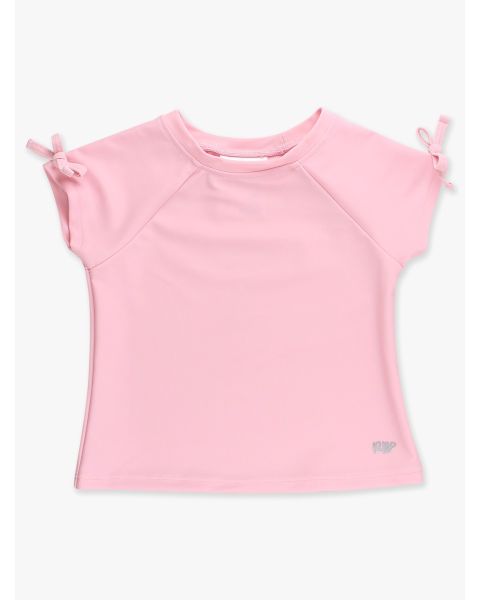 Pink Active Raglan Bow Shirt