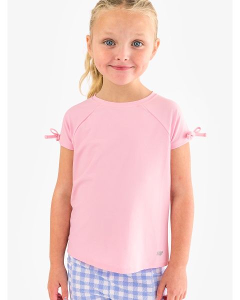 Pink Active Raglan Bow Shirt