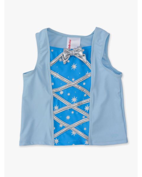 Crystal Blue Princess Active Princess Dress-Up Tank Top