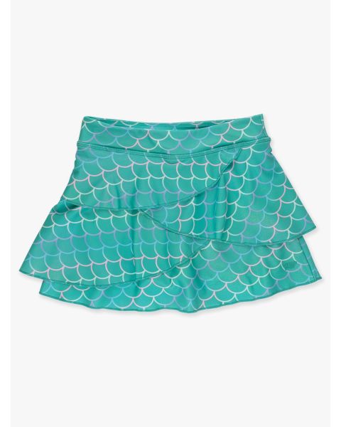 Marine Green Scales Active Princess Tiered Skort