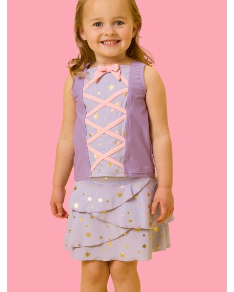Amethyst Princess Active Princess Tiered Skort