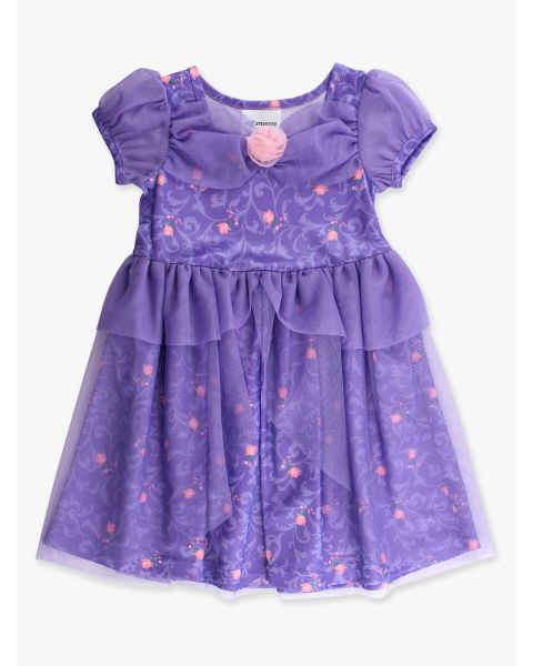 Royal Purple Princess Princess Dress-Up Puff Sleeve Nightgown