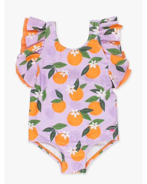 Purple Orange You The Sweetest Butterfly One Piece Swimsuit