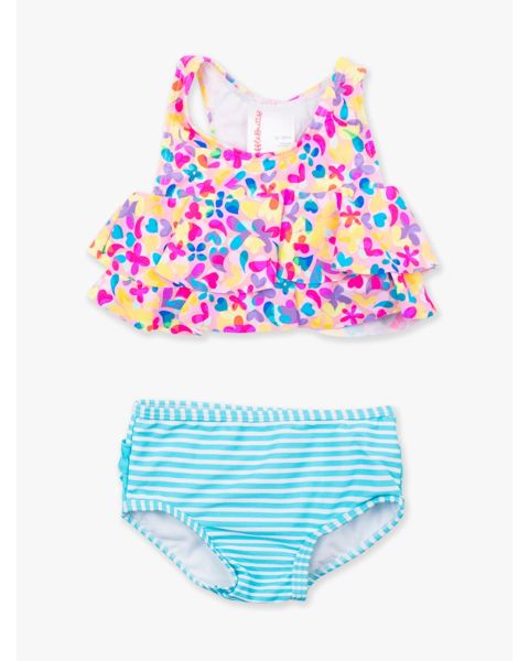 Vibrant Neon Flounce Bikini