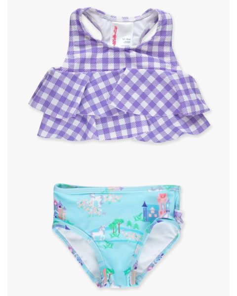 Once Upon a Castle Flounce Bikini 2-Piece Swimsuit, with Signature Rear Ruffles