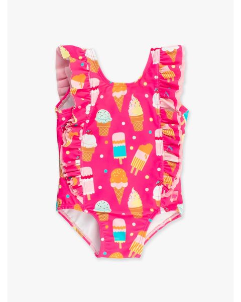 Sweet Scoops Waterfall One Piece Swimsuit