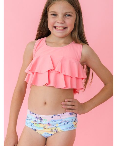 Beach Day Flounce Bikini 2-Piece Swimsuit