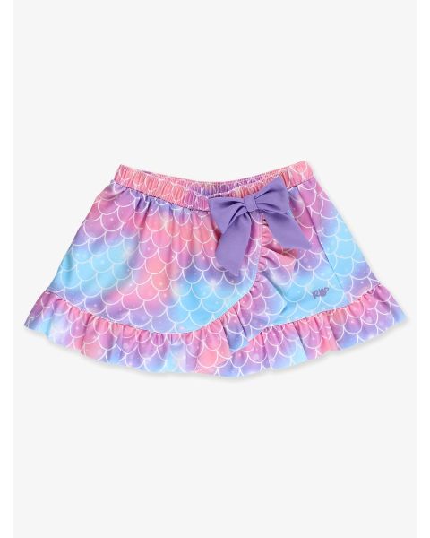 Shimmer Mermaid Tale Swim Bow Skirt Cover-Up