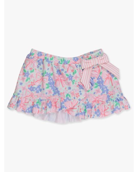 Bow Blooms Swim Bow Skirt Cover-Up