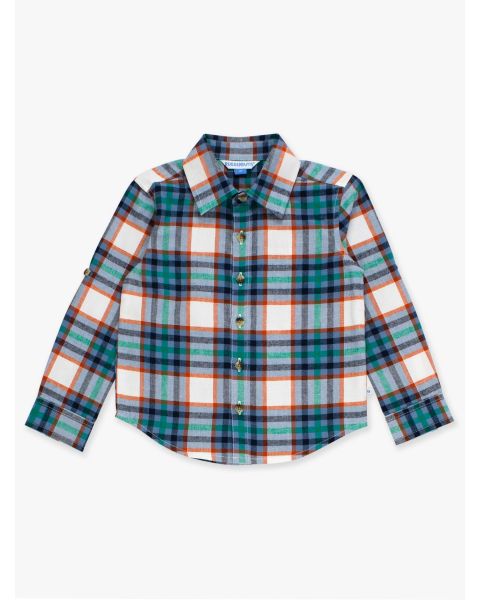 Peyton Plaid Long Sleeve Button Down Shirt