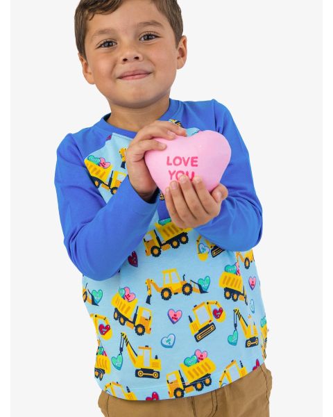 Loads of Love Long Sleeve Raglan Henley Tee