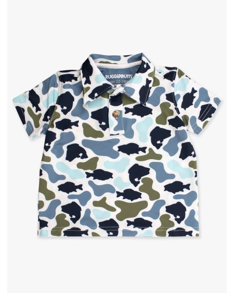 Camo Catch Knit Short Sleeve Performance Polo