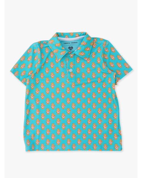 Tender Heart Care Bears Knit Short Sleeve Performance Polo