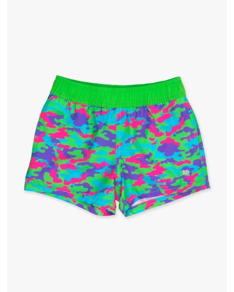 Neon Camo Performance Court Short