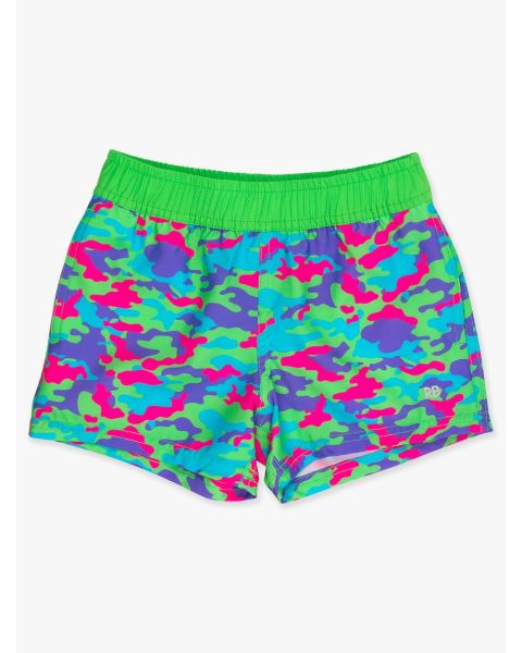 Neon Camo Performance Court Short