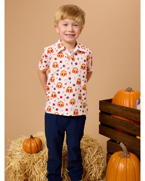 Gobble Gingham Knit Short Sleeve Performance Polo