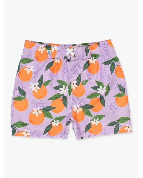 Purple Orange You The Sweetest Swim Trunks
