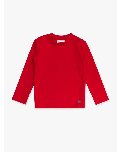 Vintage Red Long Sleeve Rash Guard