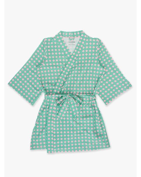 Pink Coastal Cane Women's Maternity Robe, Modal Blend