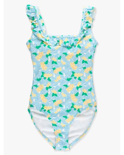 Blooming Basket Women's Ruffle One Piece Swimsuit