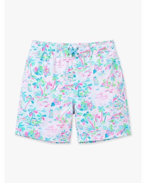 Tropical Resort Men's Swim Trunks