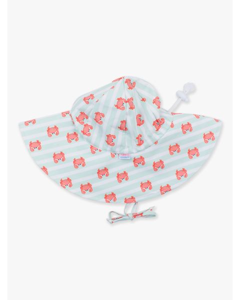 Crabby Cove Printed Sun Protective Hat