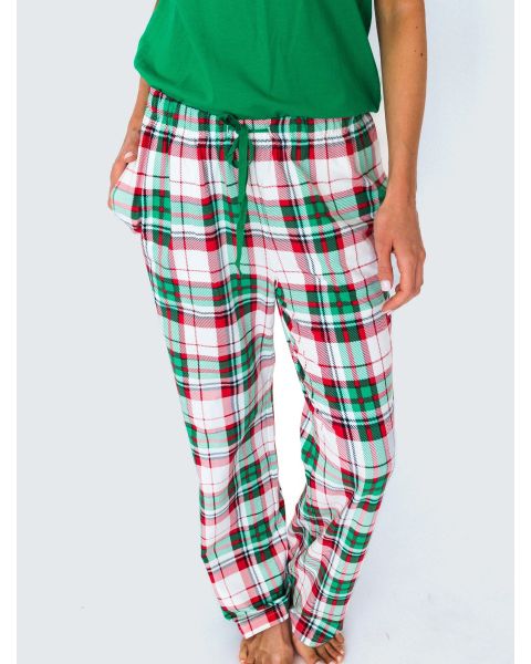Dashing Dreams Plaid Adult Pajama Pants, Modal Blend
