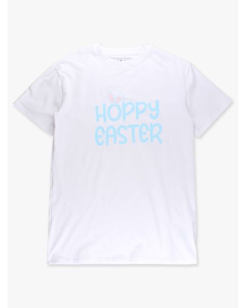 Hoppy Easter Adult Short Sleeve Graphic Tee